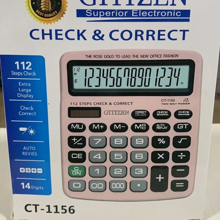 Big Business Calculator Check & Correct CT-1156 - image 2