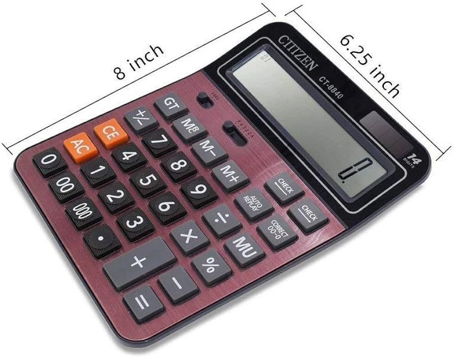 Citizen CT-8840 Large Calculator - image 2