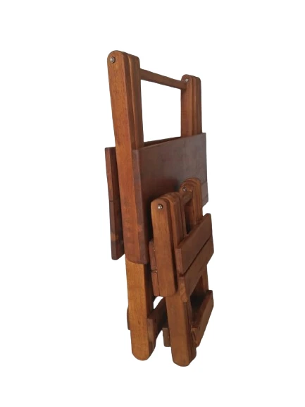 Generic Foldable Table Treated Rubber Wood for Home & Outdoor - image 8