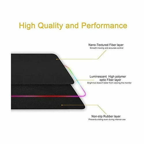 Generic Gaming Mouse Pad RGB Large XXL Backlit - image 2