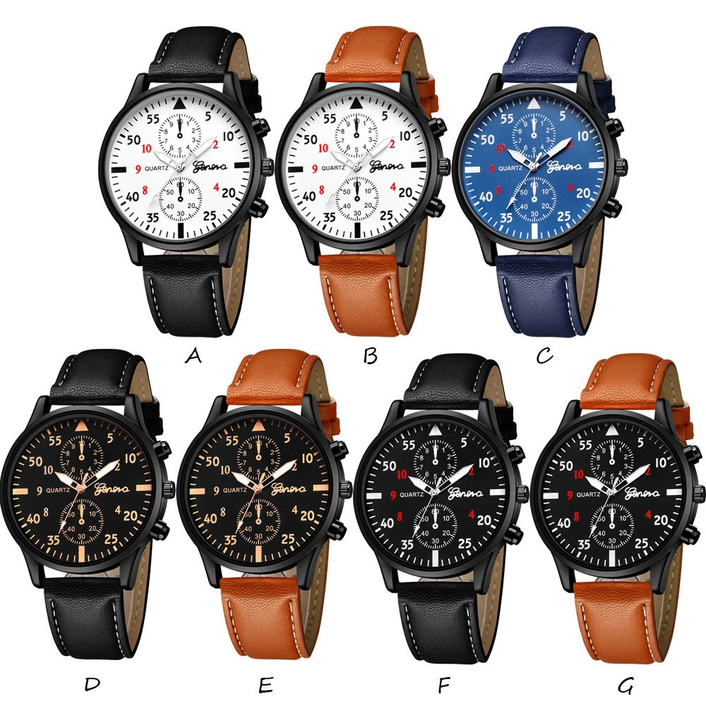 Geneva Business Two-Eye Watches for Men & Women - image 3