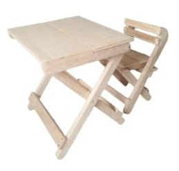 Generic Folding Kids Table & Chair Set Portable - image 2
