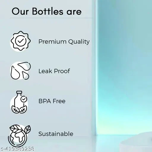 NICE Water Bottle 400ml Glass + Plastic - image 2