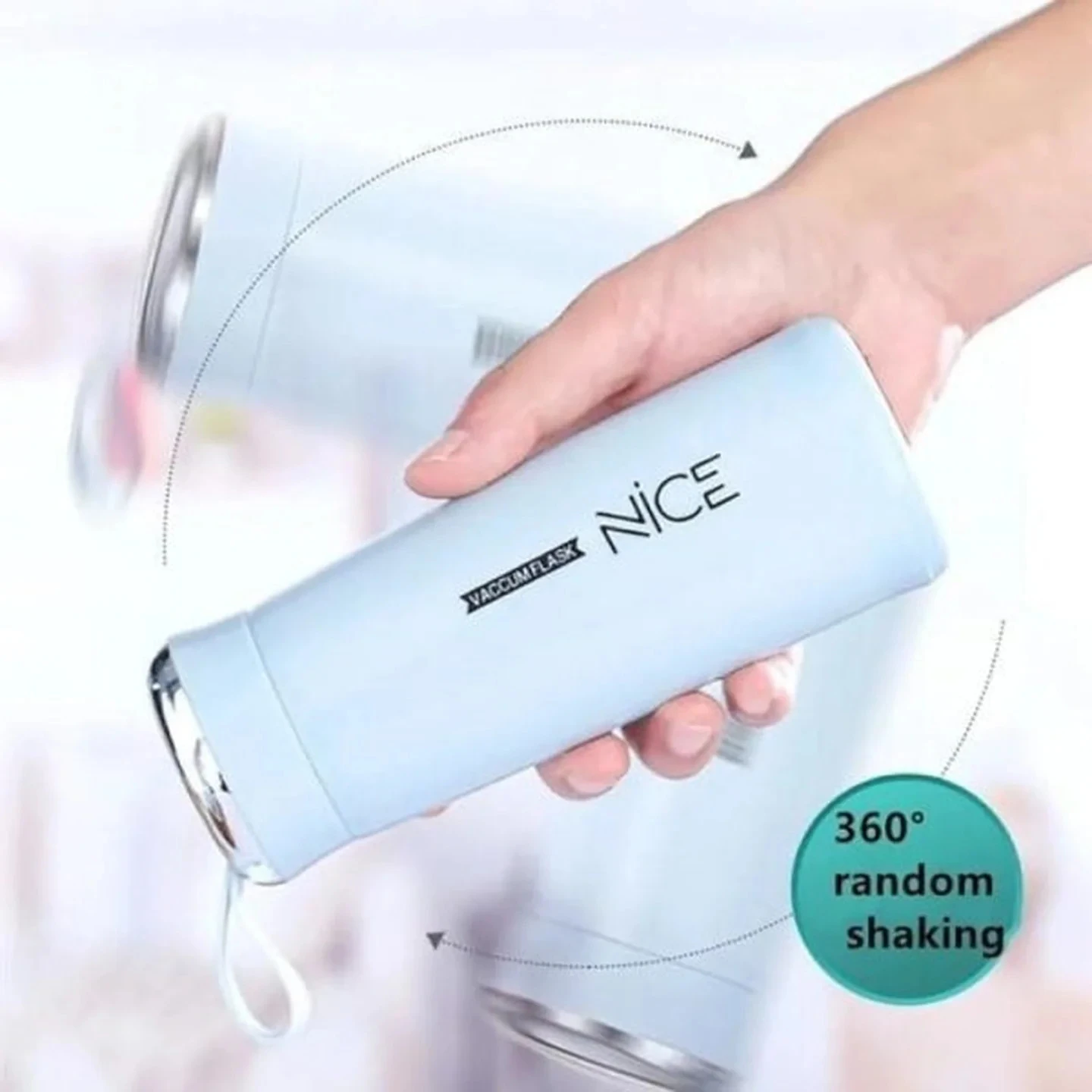 NICE Water Bottle 400ml Glass + Plastic - image 5