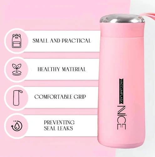 NICE Water Bottle 400ml Glass + Plastic - image 7