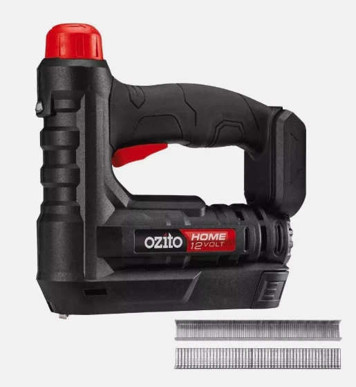 Ozito 12V Staple/Nail Gun with 12V Battery And Charger