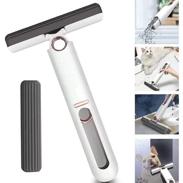 Generic Portable Folding Mini Sponge Mop for Desks - image 7