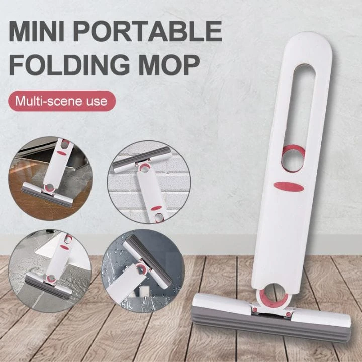 Generic Portable Folding Mini Sponge Mop for Desks - image 10