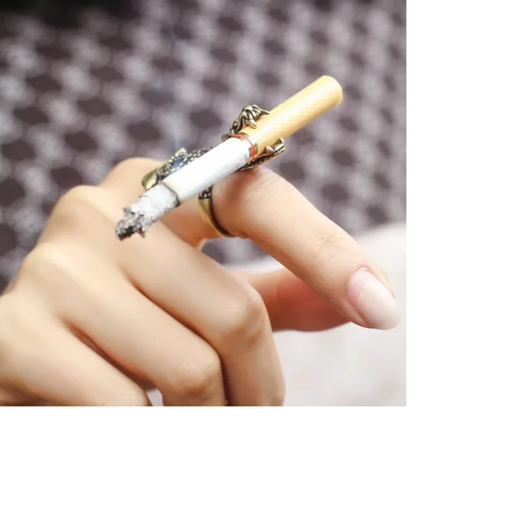 Generic Dragon Cigarette Holder Adjustable Ring Clip - image 4