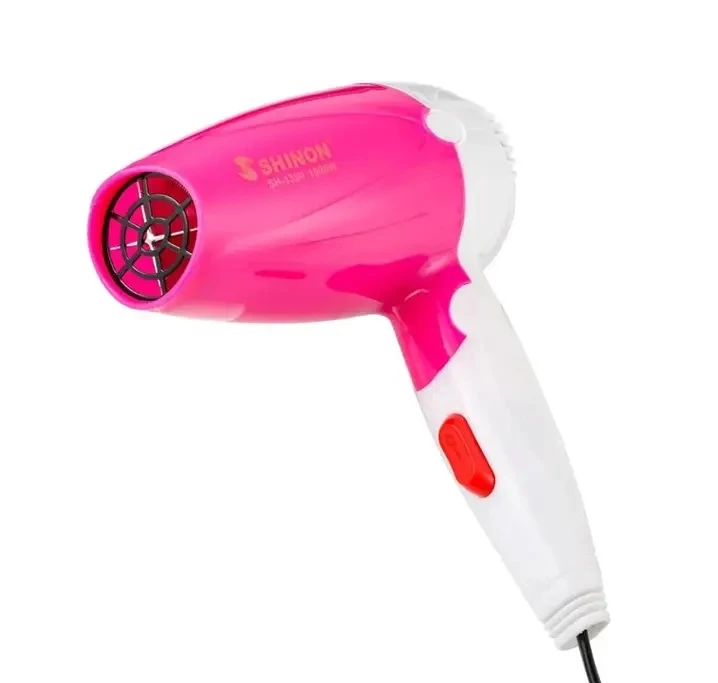 Shinon SH 1390 Foldable Hairdryer 1000w 2 Speed