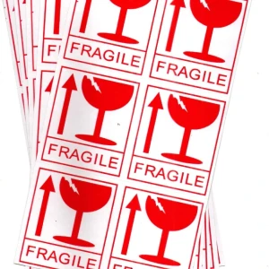 Generic 252pcs Fragile Sticker 7x8.5cm