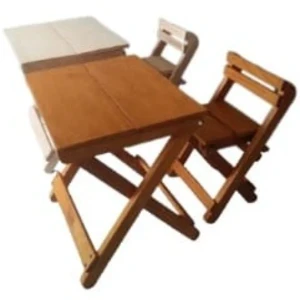 Generic Folding Kids Table & Chair Set Portable