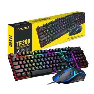 T-Wolf TF200 RGB Gaming Keyboard & Mouse Combo With