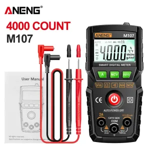ANENG M107 Mini Digital Multimeter 4000 Count AC/DC Electric Tester