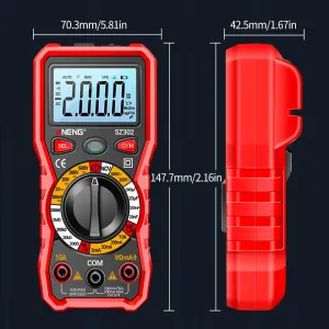 ANENG SZ302 Digital Multimeter Backlight Flashlight