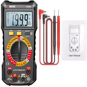 ANENG SZ305 Digital Multimeter Backlight Flashlight AC/DC