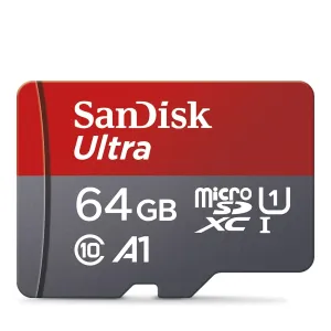 SanDisk Ultra 64GB Class 10 A1 Micro SDXC Memory Card