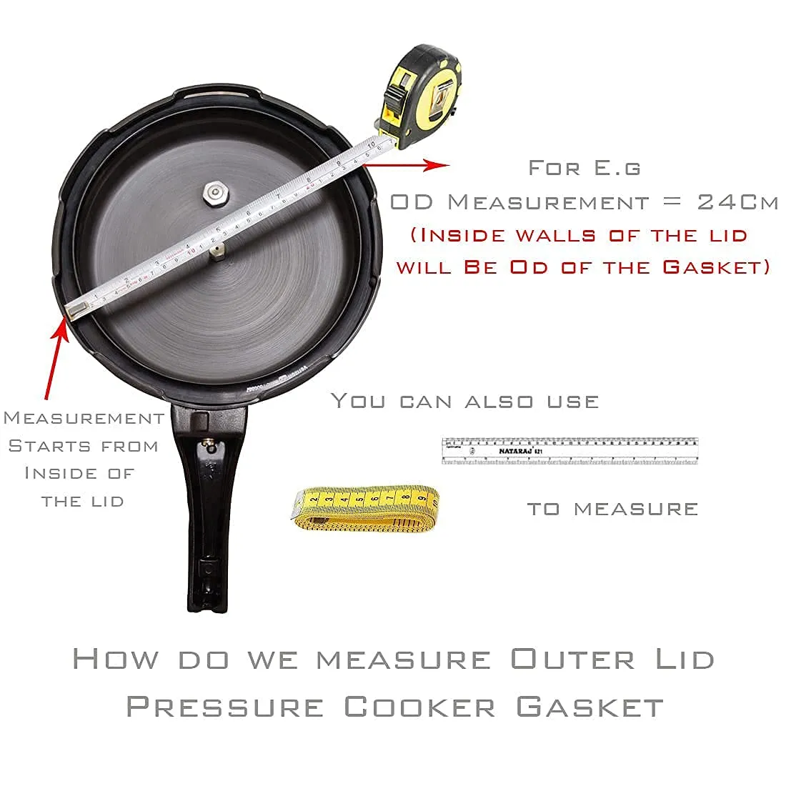 Prestige Aluminium Pressure Cooker Junior Gaskets (4L 5L & 6L) - image 2