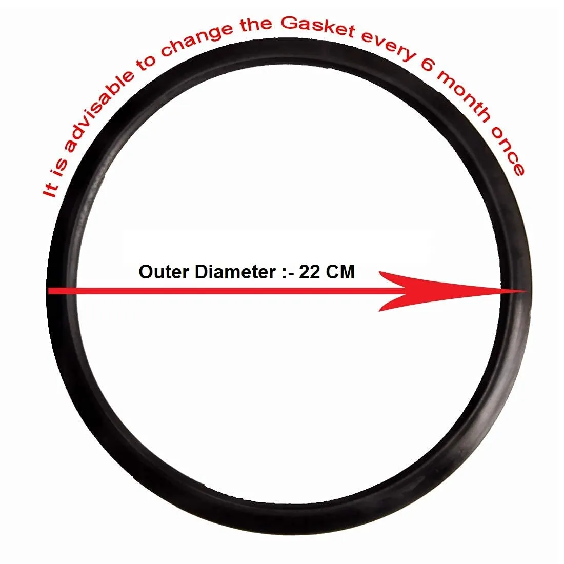 Prestige Aluminium Pressure Cooker Junior Gaskets (4L 5L & 6L) - image 5
