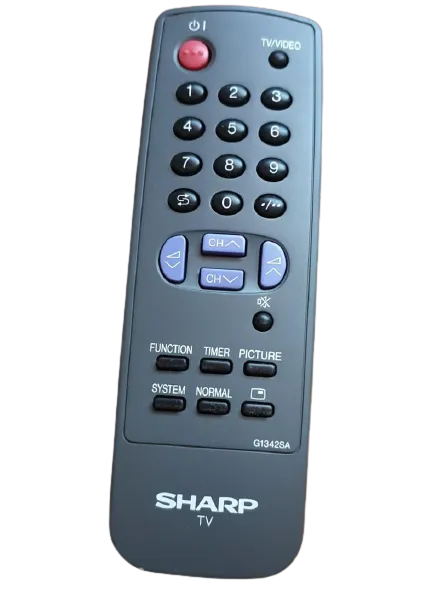 Sharp G1342SA CRT TV Remote - image 1