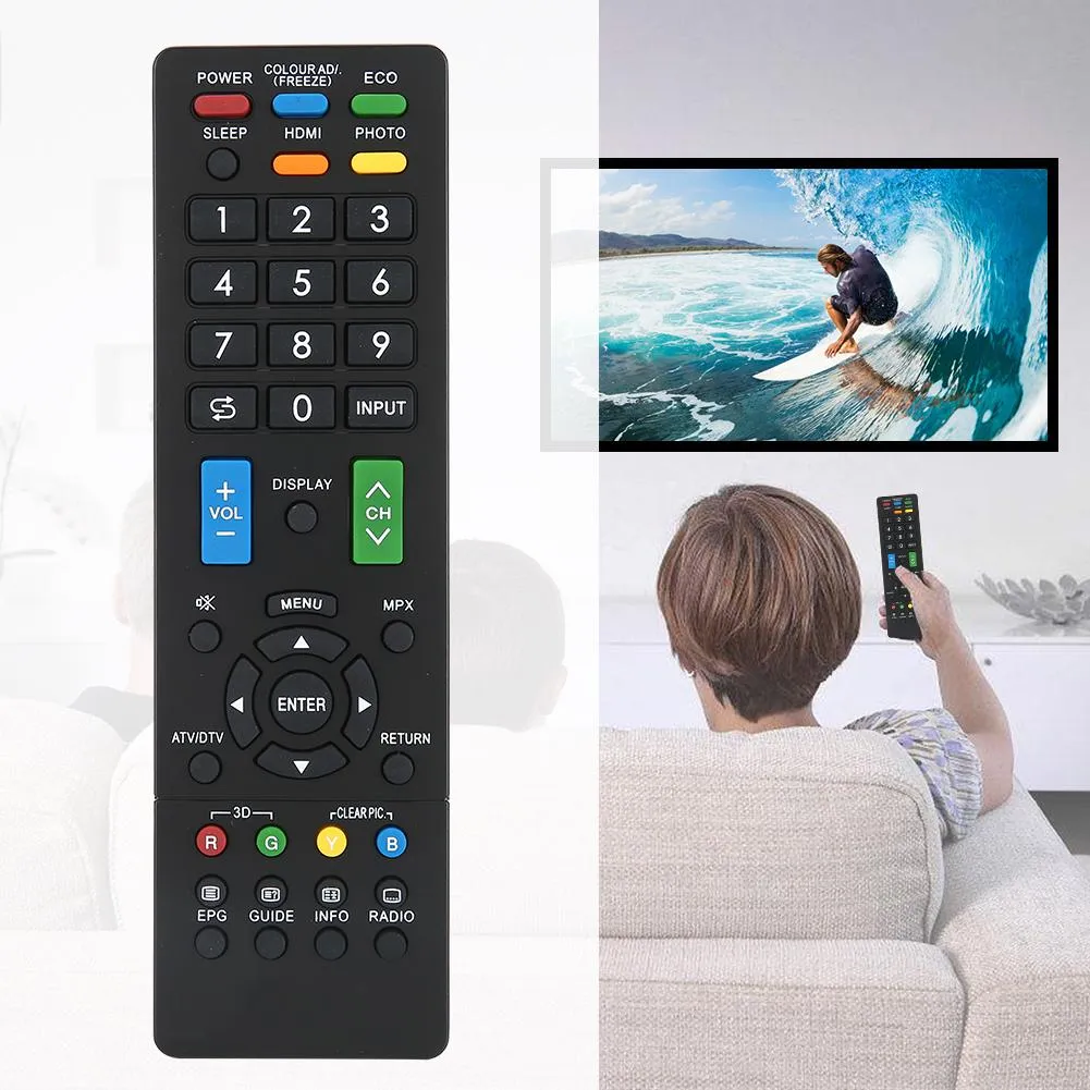 Sharp LCD/LED TV Remote Control 3D Button - image 2