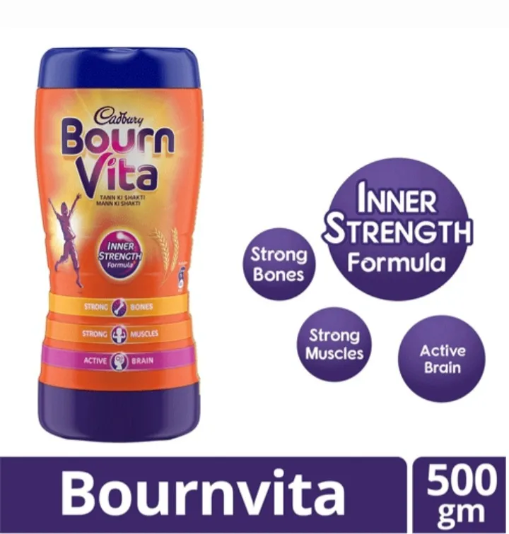 Cadbury Bournvita Chocolate Health Drink, 500g Jar - image 2