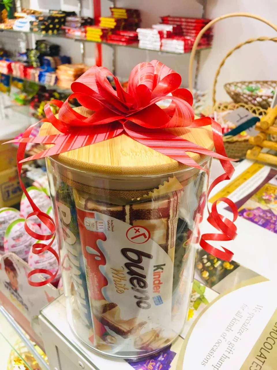 Food Library Chocolate Glass Jar Gift Hamper - image 2