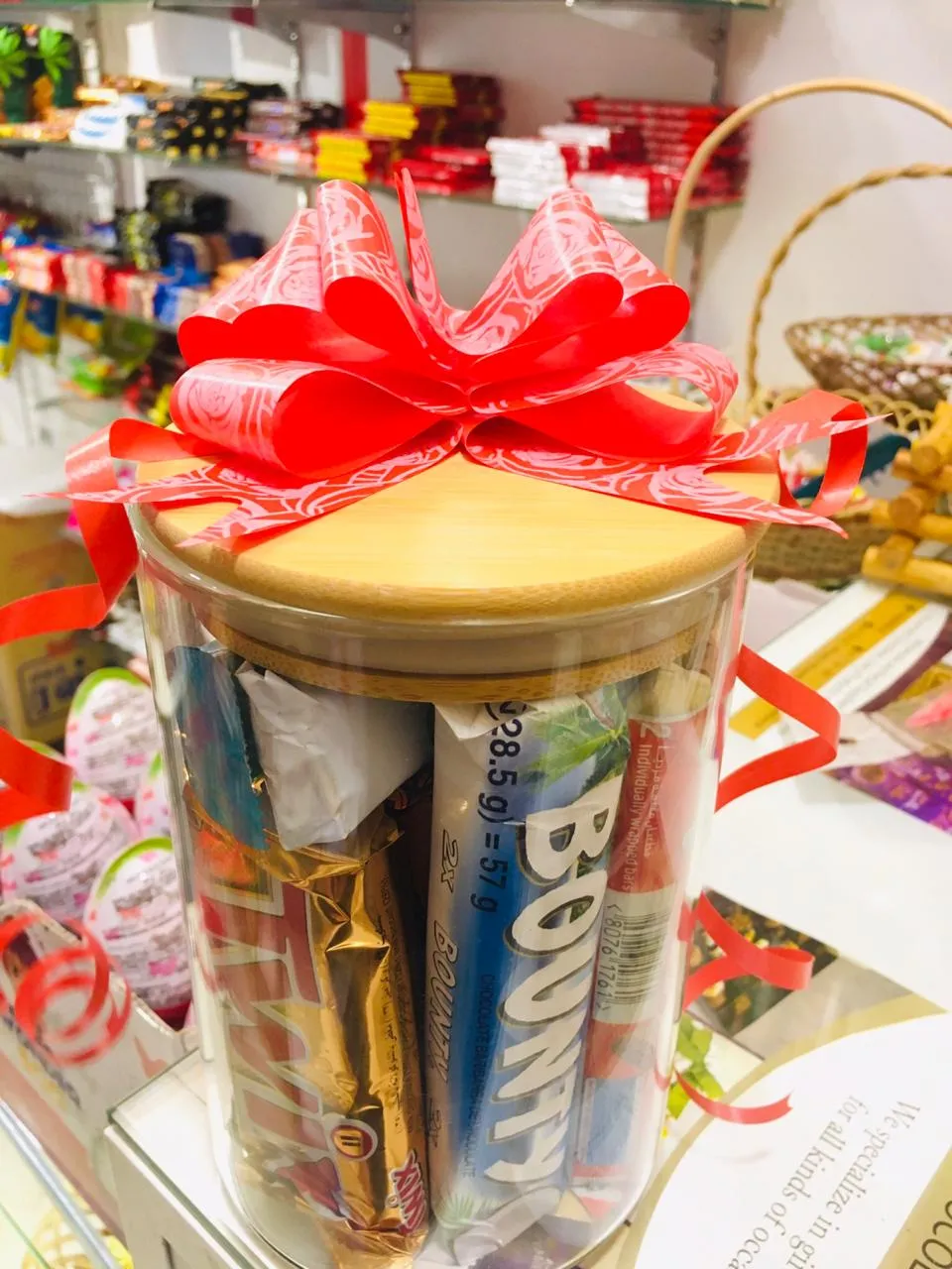 Food Library Chocolate Glass Jar Gift Hamper - image 3