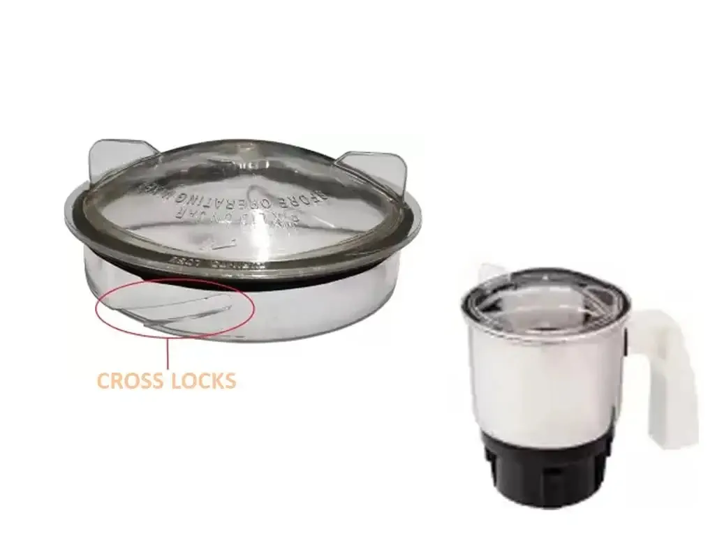 Preethi Blender Chutney Jar Lid MGA-501 & MGA-502 Clear - image 2