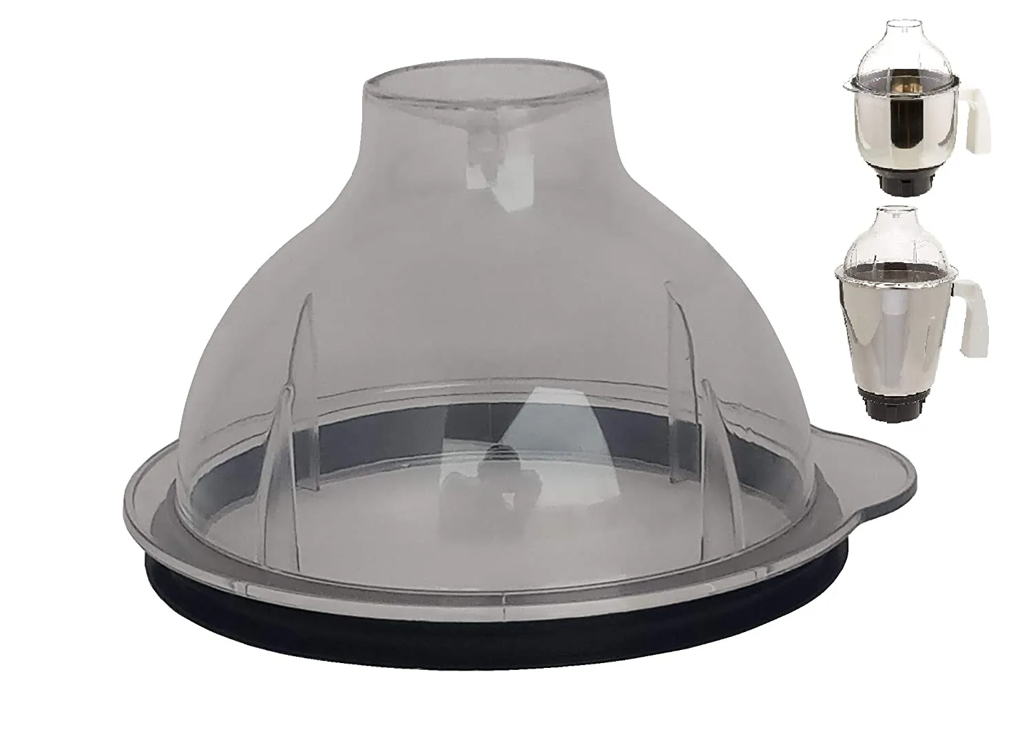 Preethi Blender Mixer Grinder Big Wet Jar Lid 12.8cm Clear - image 2
