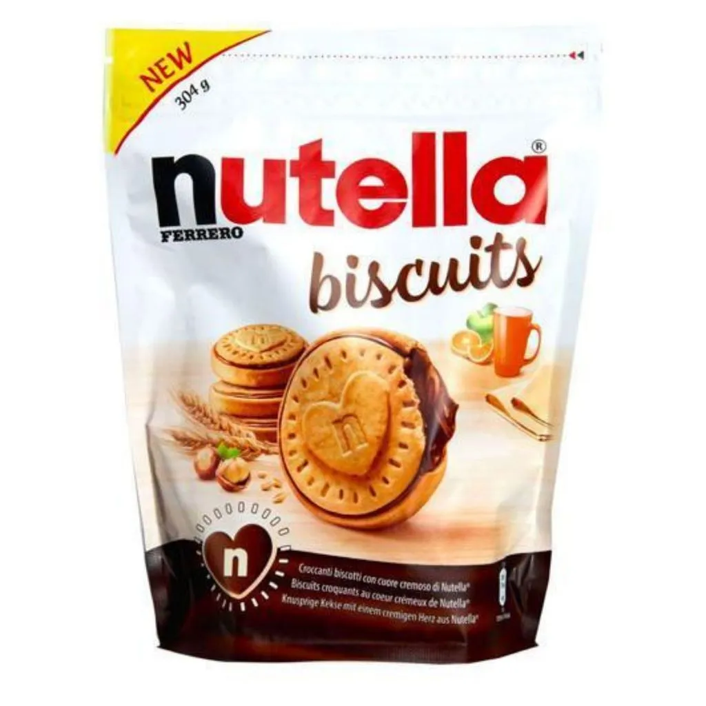 Ferrero Nutella-Hazelnut Chocolate Sandwich Biscuit 304g - image 3