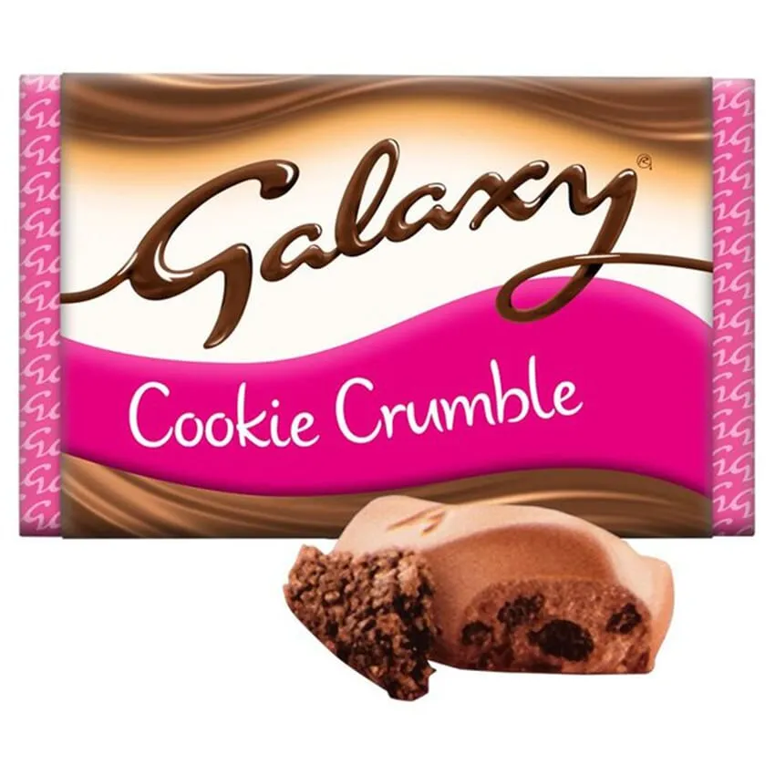 Galaxy Chocolate Cookie Crumble Smooth Milk Chocolate