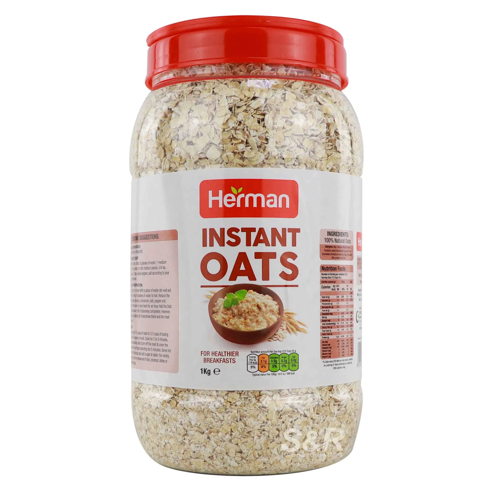 Herman Instant Oats Healthier Breakfast - image 2