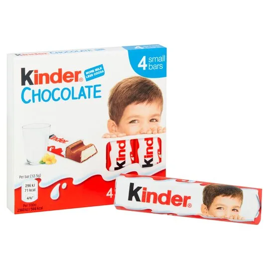 Kinder Chocolate 4 Pack 50G UK - image 2