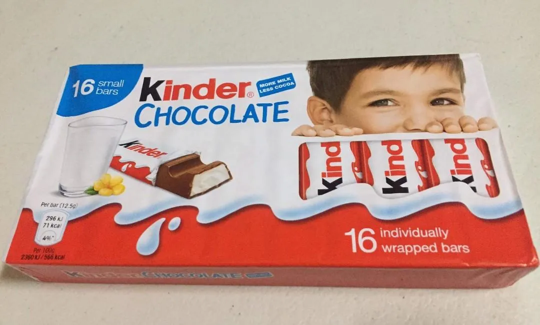 Kinder Chocolate Bars Box 16 Small 12.5g Milk Choc - image 2