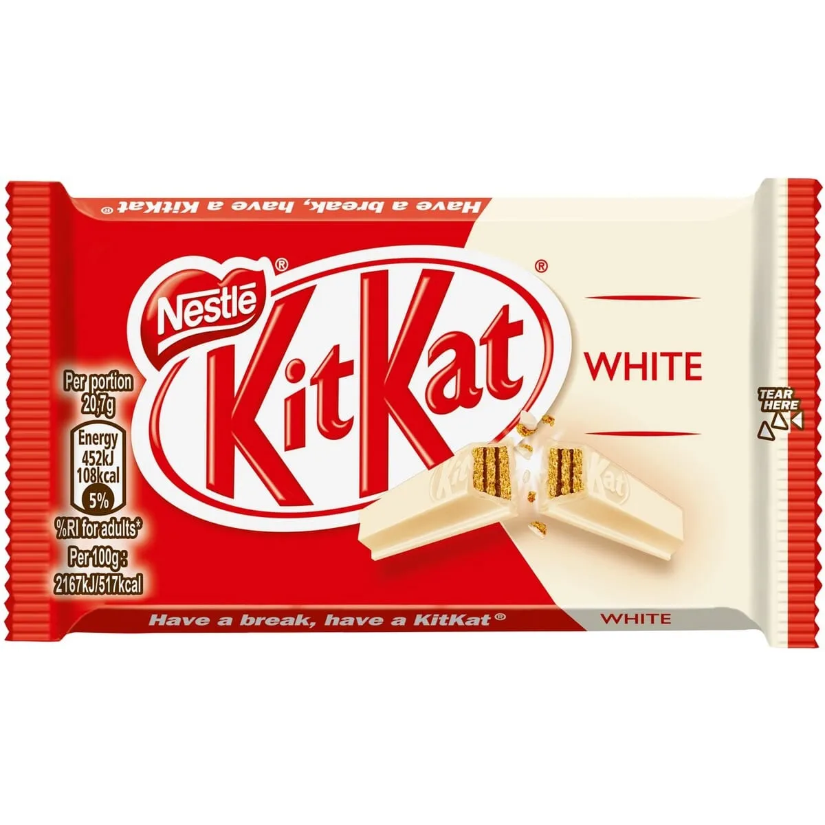 KitKat 4 Fingers White Chocolate Bar