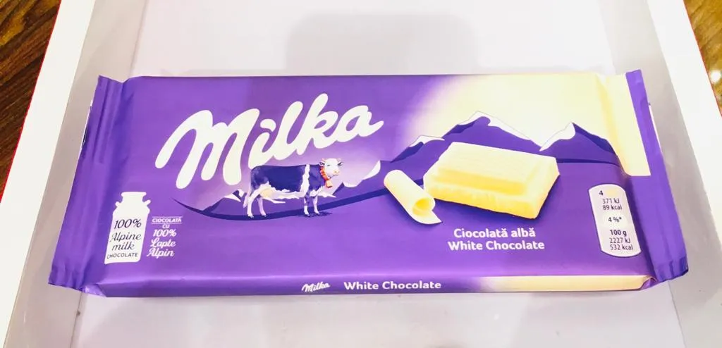 Milka White Chocolate Bar Oreo - image 2