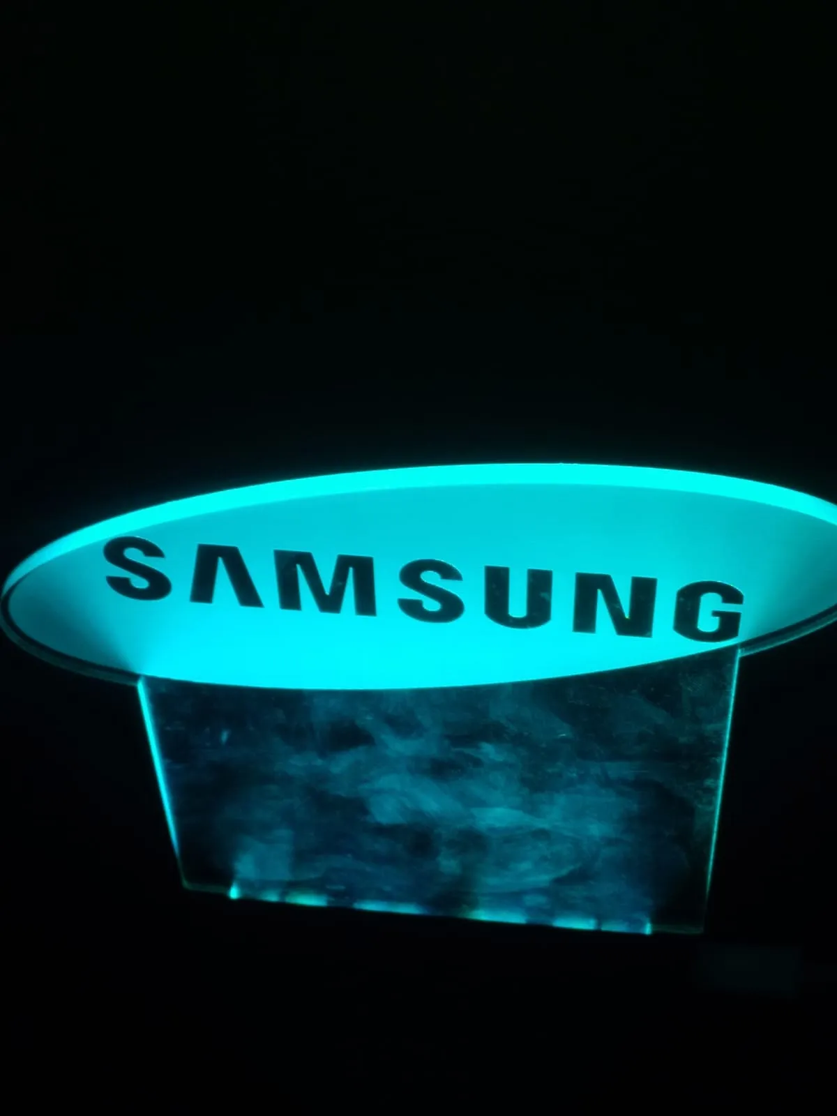 Samsung 3D Illusion Night Light 7 Colors Touch Lamp - image 2