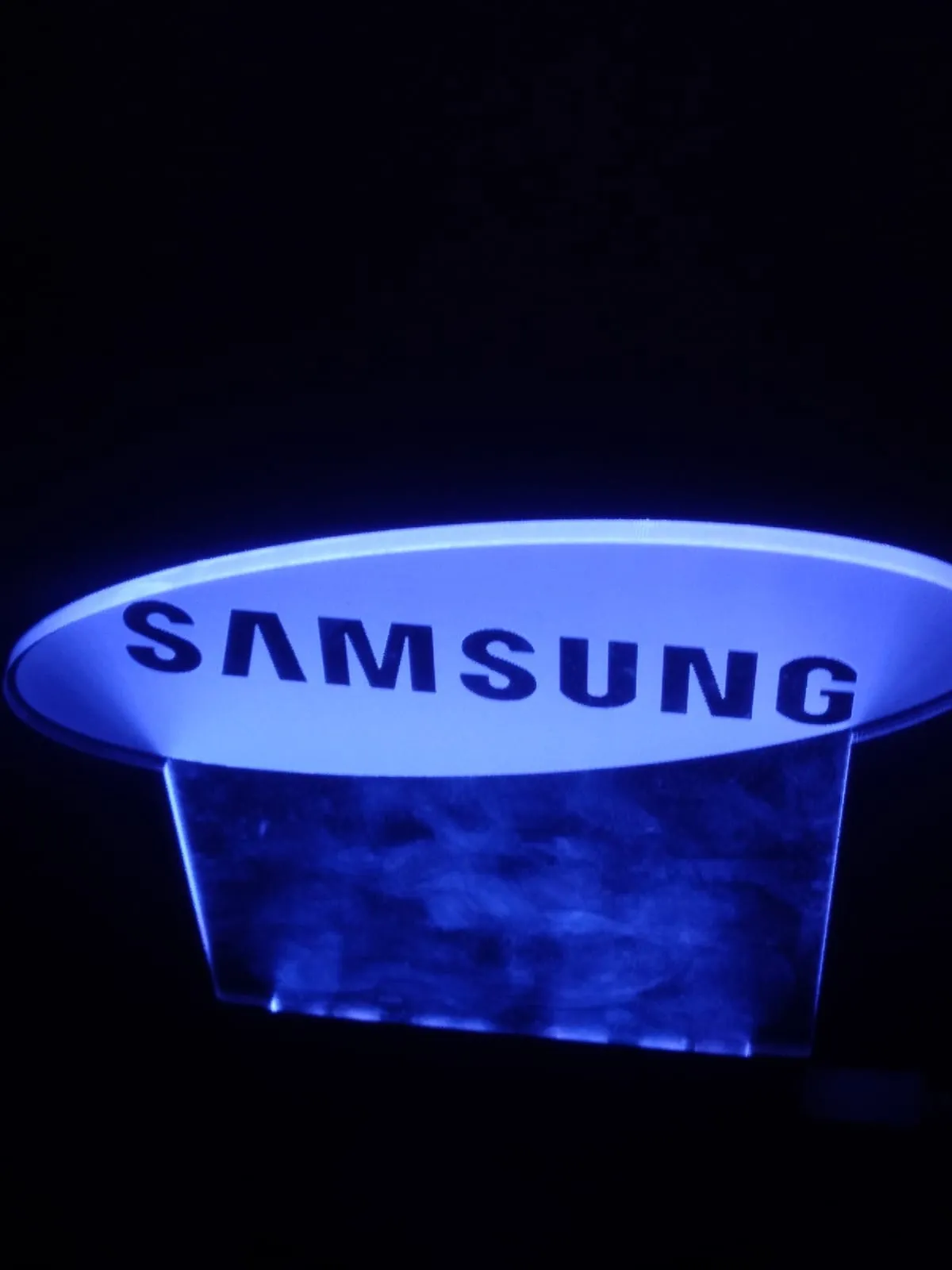 Samsung 3D Illusion Night Light 7 Colors Touch Lamp - image 3