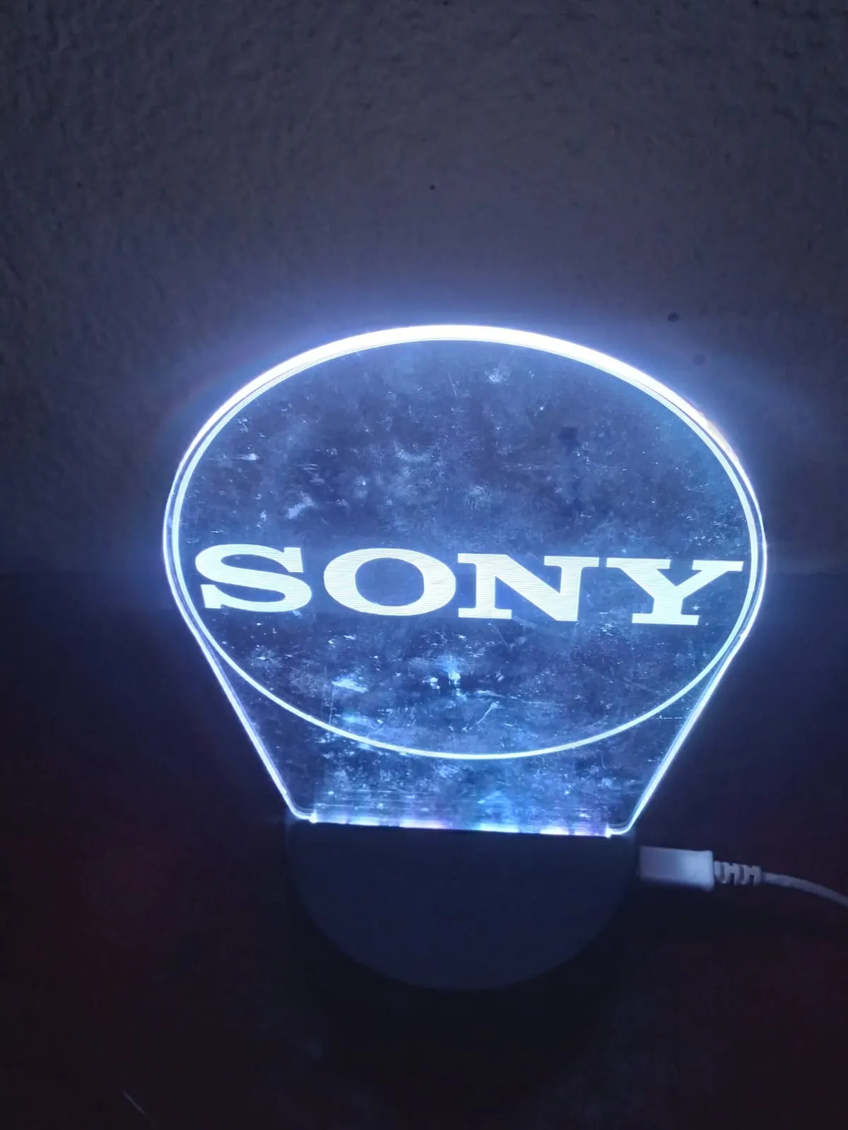 Sony 3D Illusion Night Light 7 Colours Change - image 3