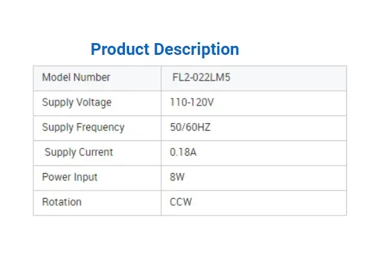 LG Fridge Fan Shaded Poll Motor Multicolor - image 2