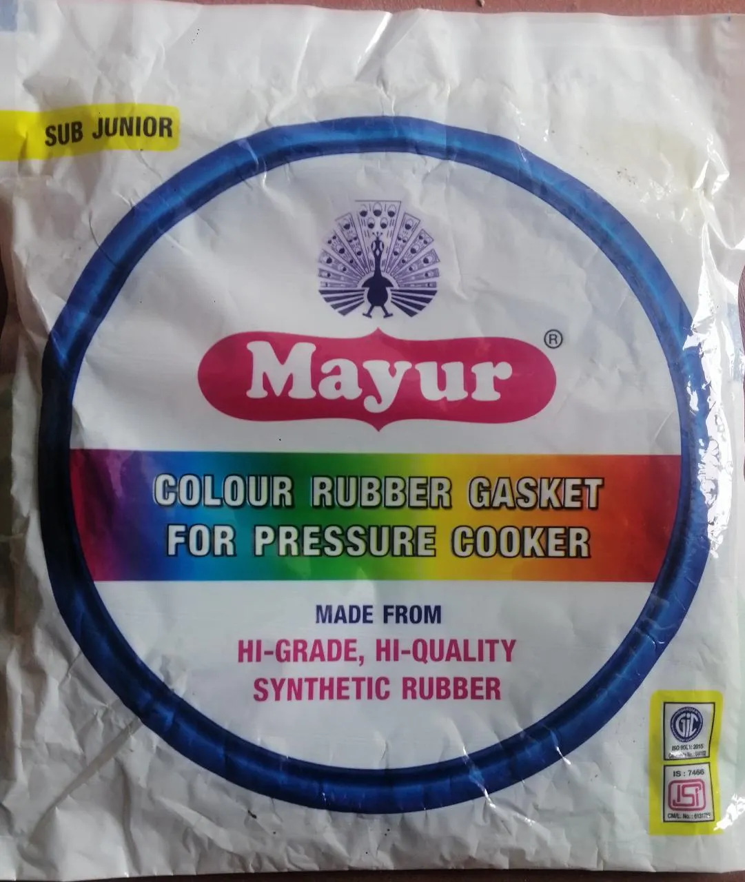 Mayur Junior Pressure Cooker Multicolor Gasket 4.5L-7L - image 3
