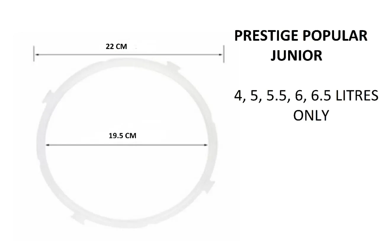 Generic Pressure Cooker Junior Gasket Combo 4L-7L
