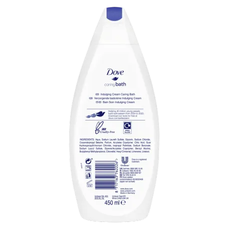 Dove Indulging Cream Bath Soak 450Ml - image 2