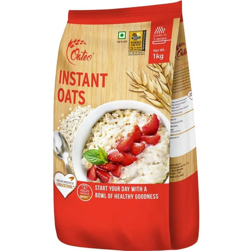 Oateo Instant Oats High Fiber Low Cholesterol