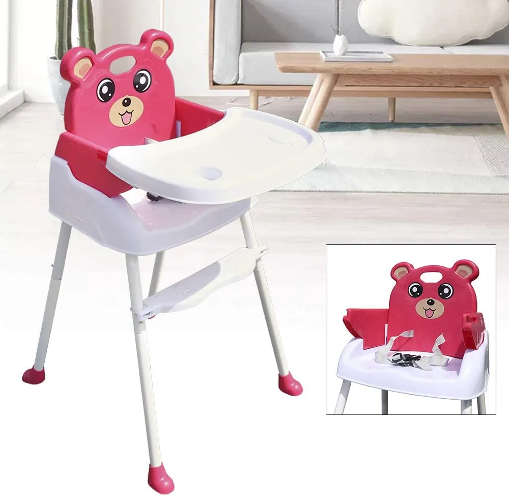 Generic Baby High Feeding Chair Pink - image 4