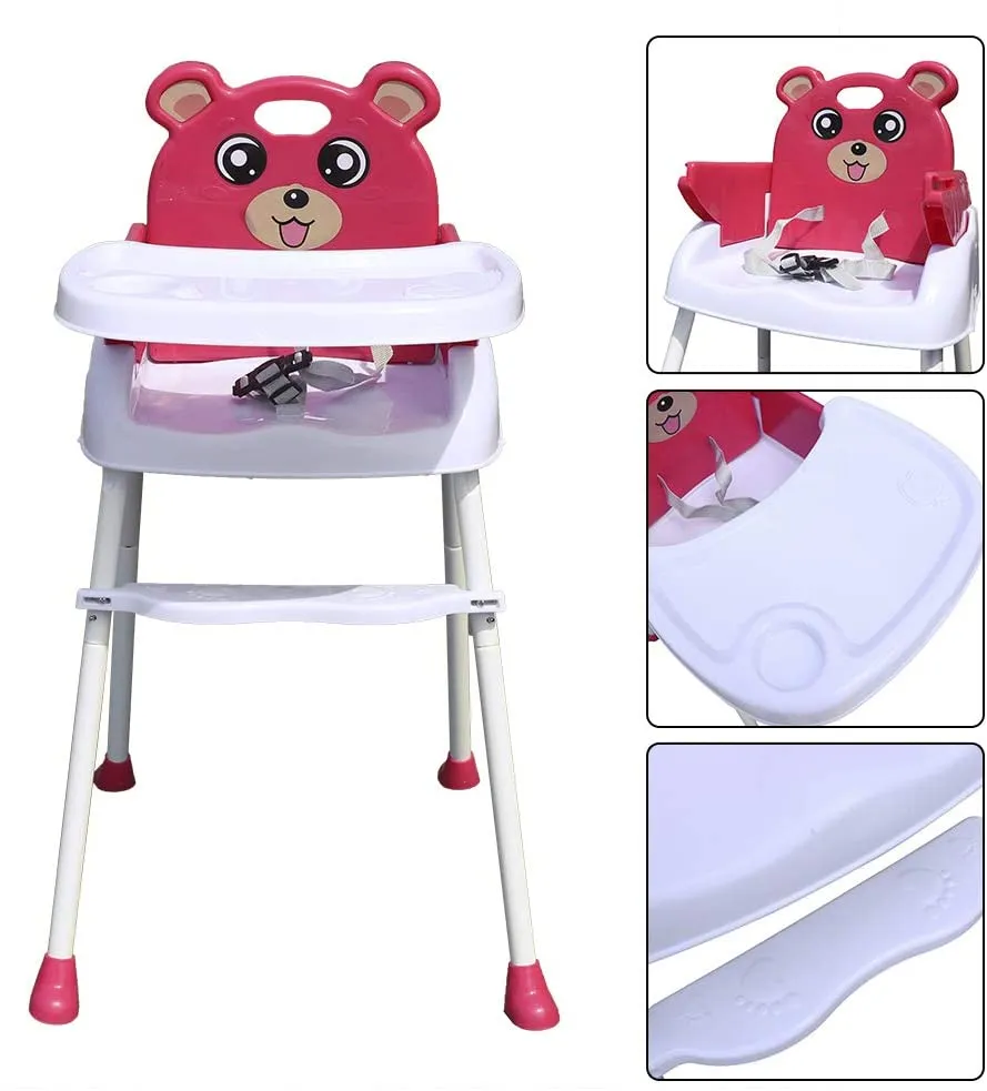 Generic Baby High Feeding Chair Pink - image 6