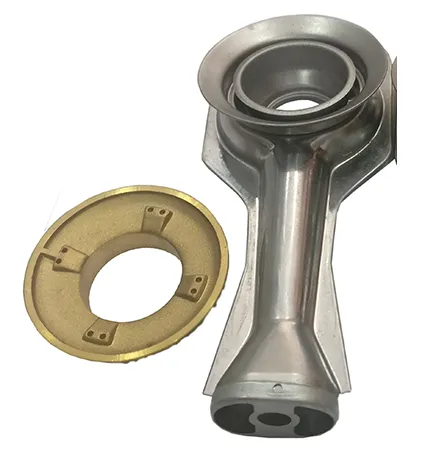 Rinnai 602 Gas Cooker Burner Arm (Long) With Ring Silver - image 2
