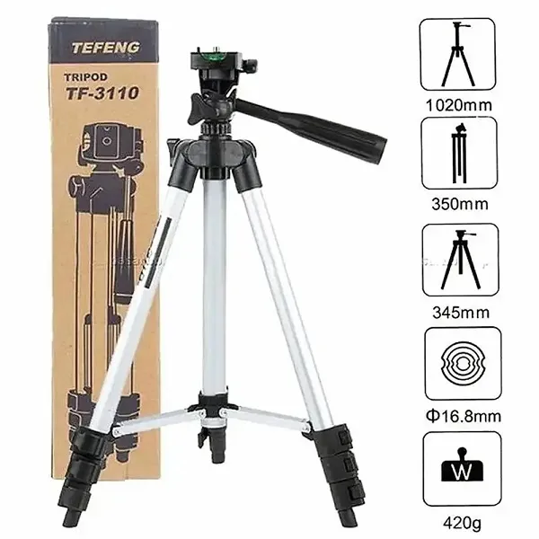Generic Tripod 3110 Camera & Mobile Stand Fully Flexible - image 2