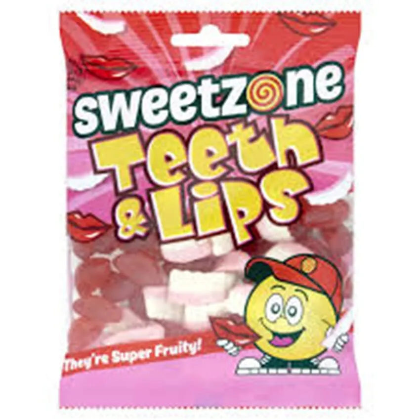 Sweetzone Gummies Teeth & Lips Sour Fizzy Halal